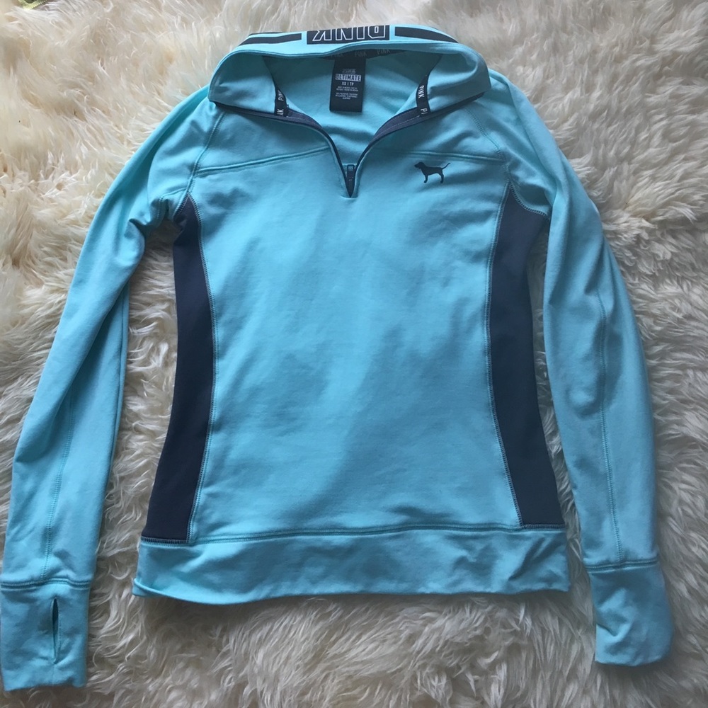 Victoria's Secret PINK Baby Blue Ultimate Pullover