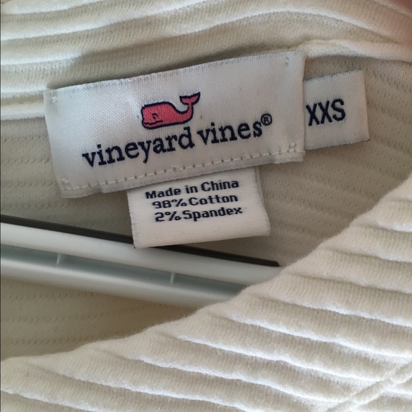 Vineyard Vines Ivory Robbed Dress - Picture 3 of 3