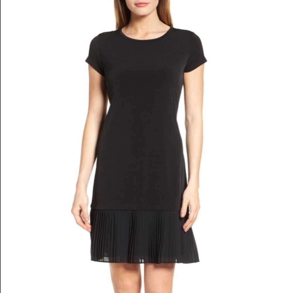 Michael Kors Pleat Chiffon Hem Dress - XS