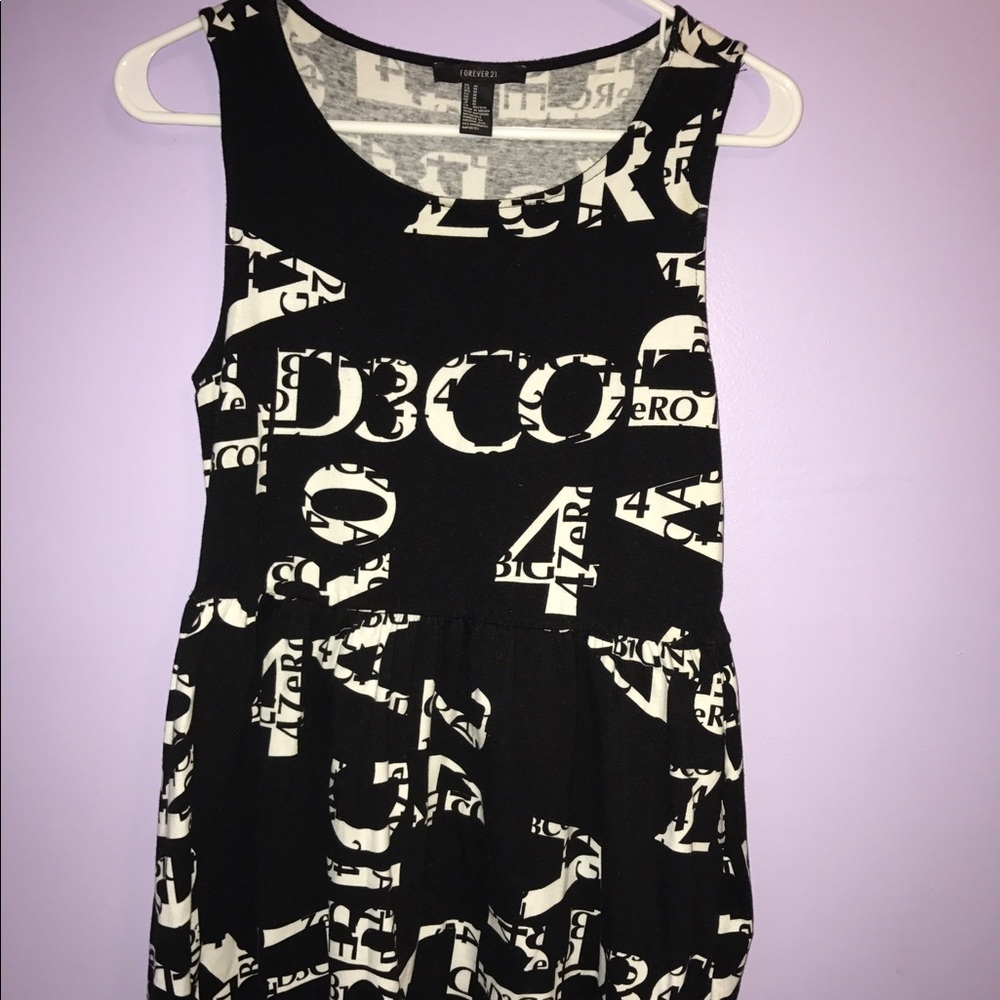Black skater dress