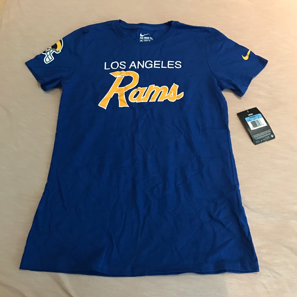 Throwback style LA Rams tshirt