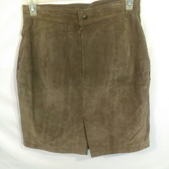 Plus size genuine leather skirt size 14 - Picture 2 of 7