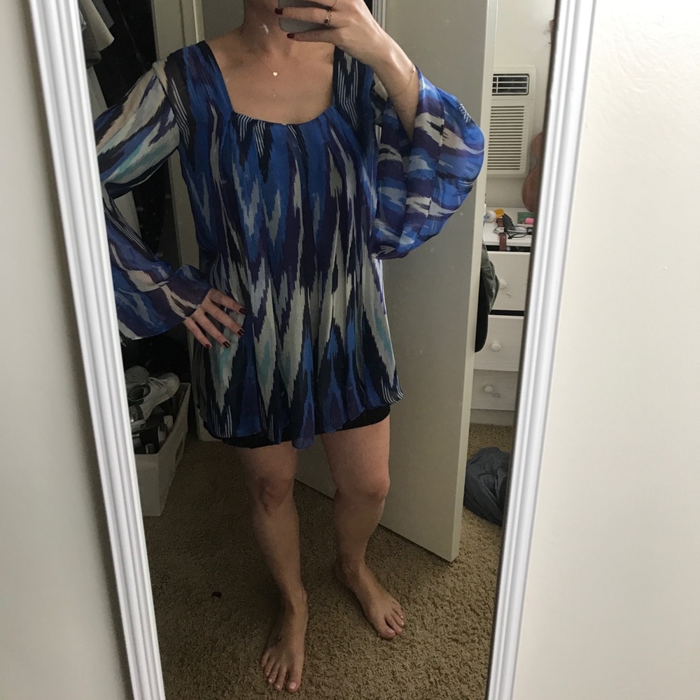 Silk Blue Dress