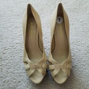 New BCBGeneration Peep Toe Heels, Size 7