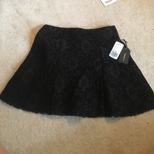 black lace skirt