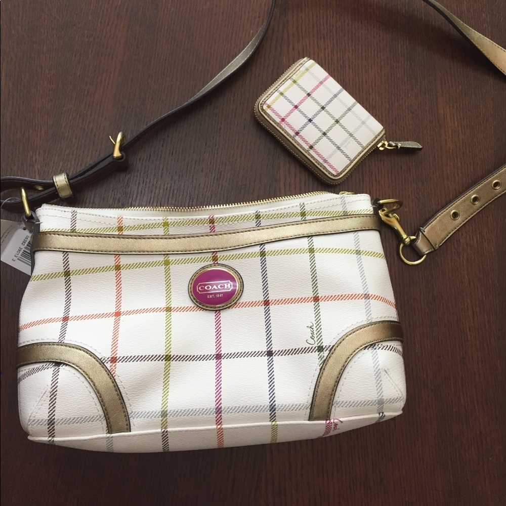 Real coach purse and wallet