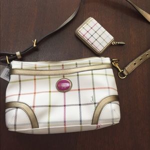 Real coach purse and wallet