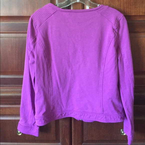 One World Pink Zippered Jacket Size M - Picture 2 of 4