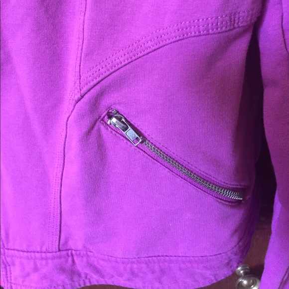 One World Pink Zippered Jacket Size M - Picture 3 of 4
