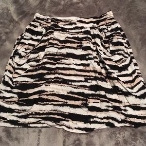 "Zebra" skirt with pockets