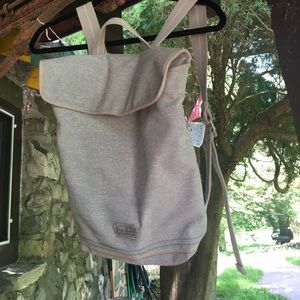 Marley canvas backpack with side pocket