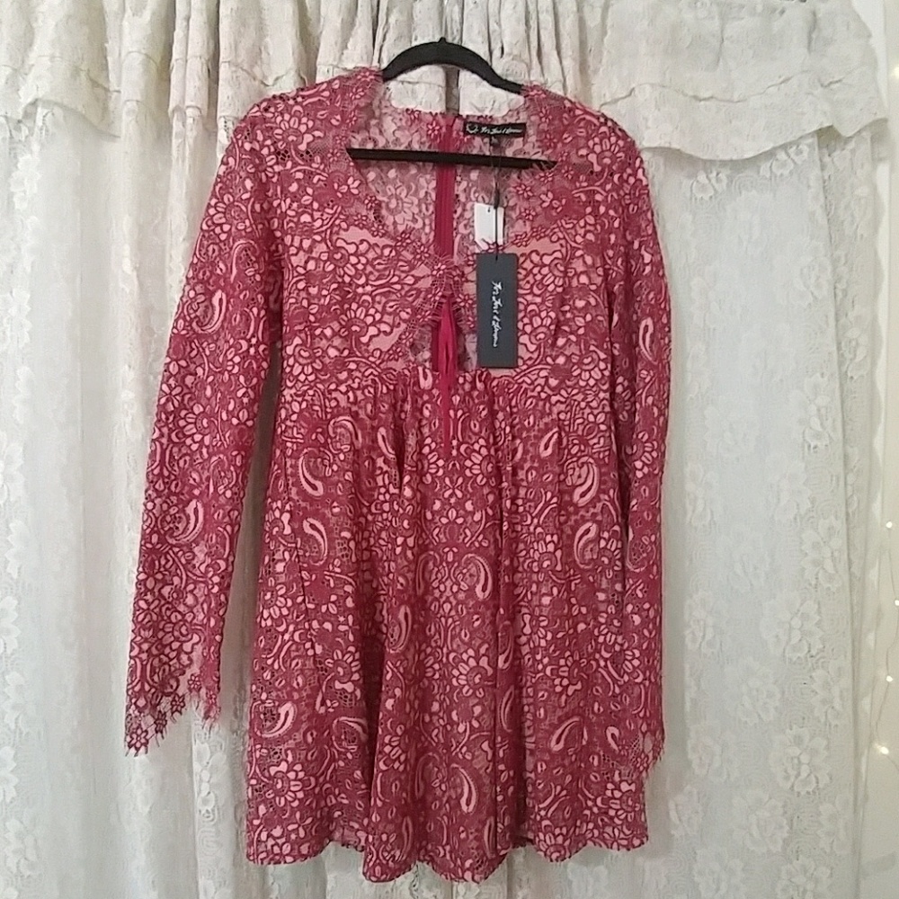 For Love and Lemons Charlie Mini Dress NWT