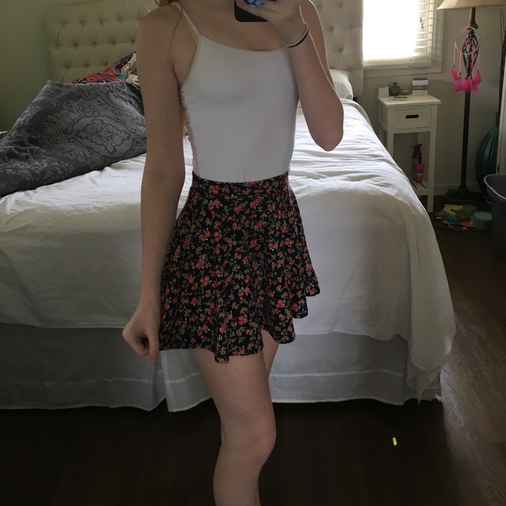 Floral Skater Skirt