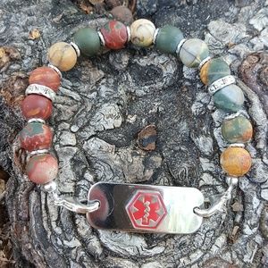 Medical ID beaded bracelets