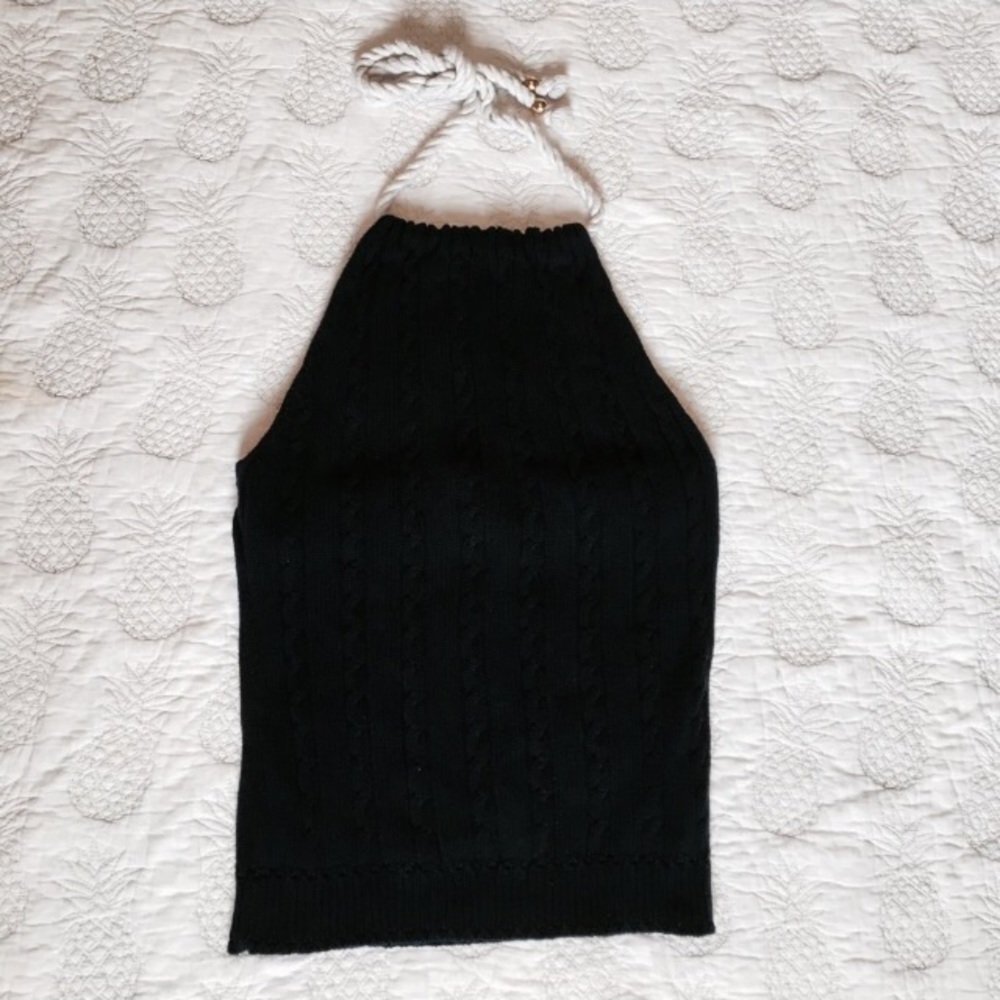 Milly cable knit halter