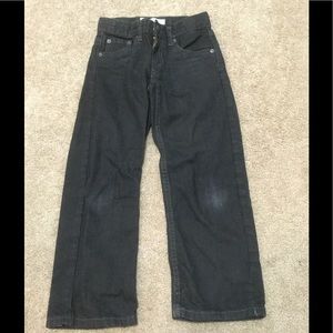 Boys 7 reg Levi's 505 black jeans
