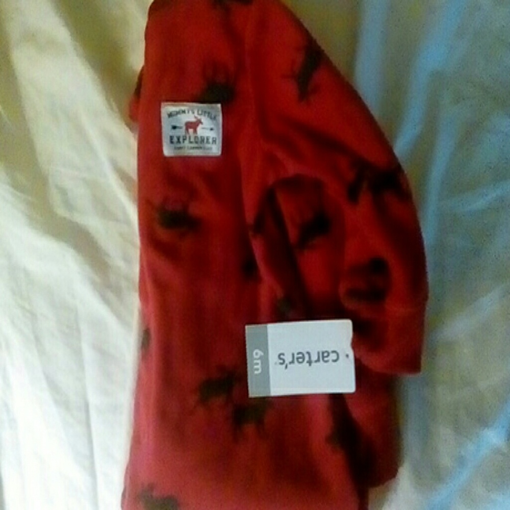 NWT Baby boys Carter's 6m warm pajamas