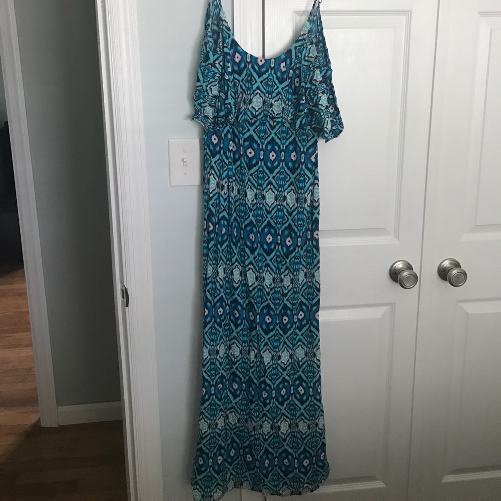 Aztec Maxi Dress Large