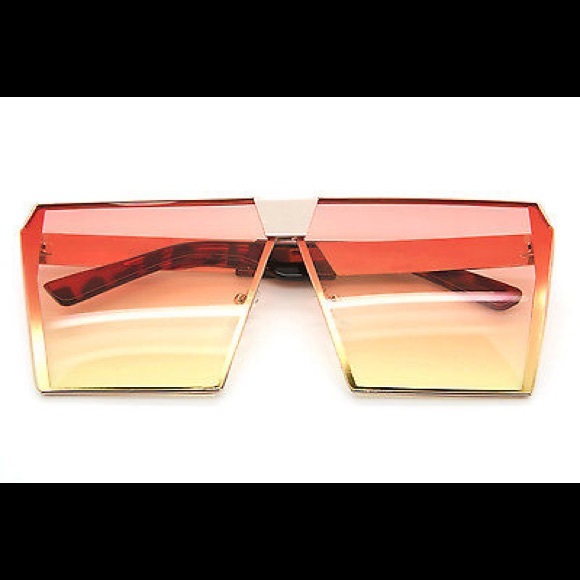 "Athena" Oversized Luxury Square Aviators - Picture 4 of 5