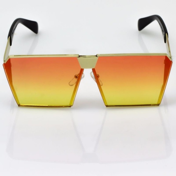 "Athena" Oversized Luxury Square Aviators - Picture 2 of 5