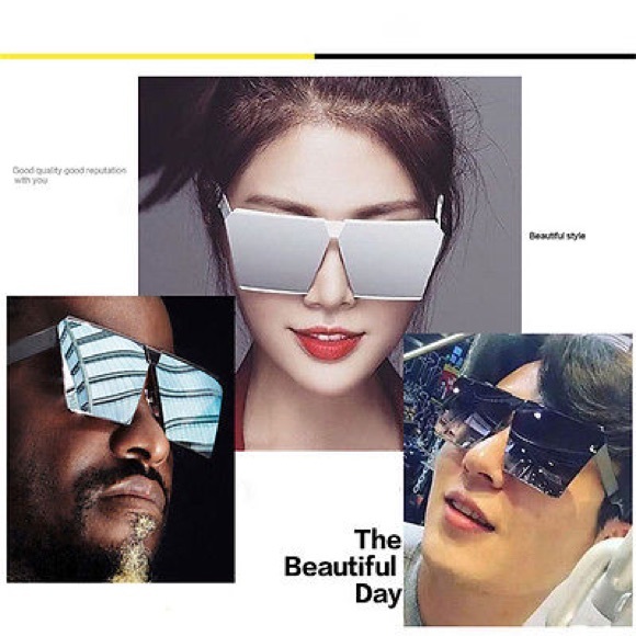 "Athena" Oversized Luxury Square Aviators - Picture 5 of 5