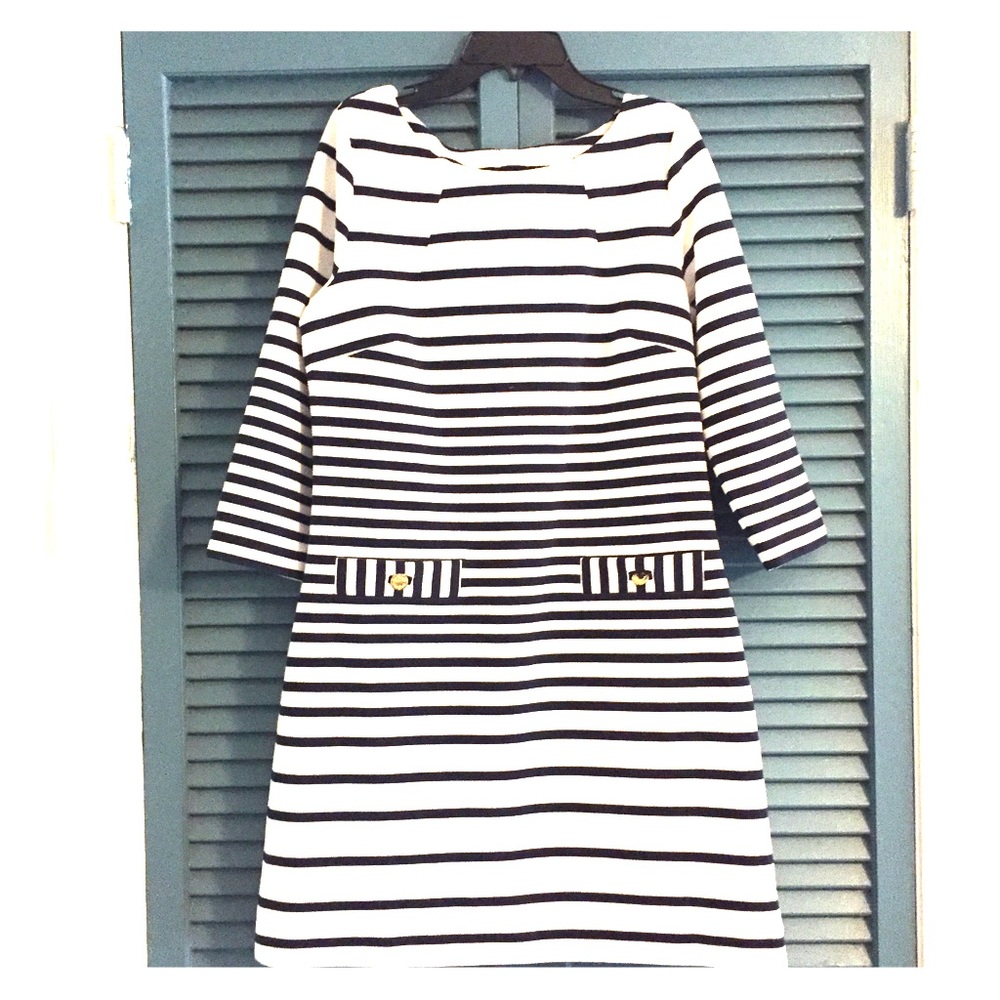 🎉Sale🎉NWT navy and white striped Lilly dress