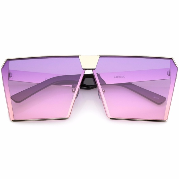 😍Last😍 "Harmonia"  Oversized Square Aviators - Picture 2 of 4