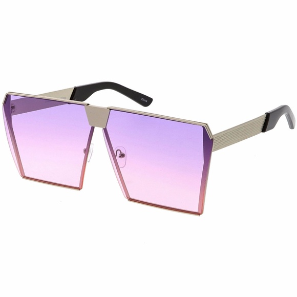 😍Last😍 "Harmonia"  Oversized Square Aviators - Picture 3 of 4