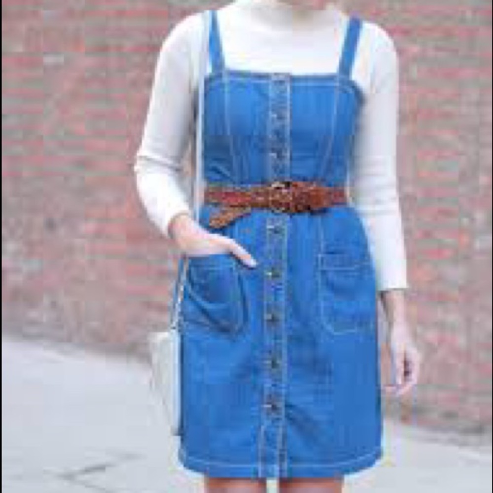 Old navy denim button down dress