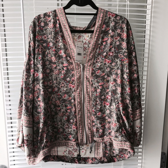 Free People Windflowers Printed Cinched Kimono - Picture 3 of 3