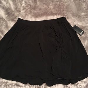 Black skater style skirt