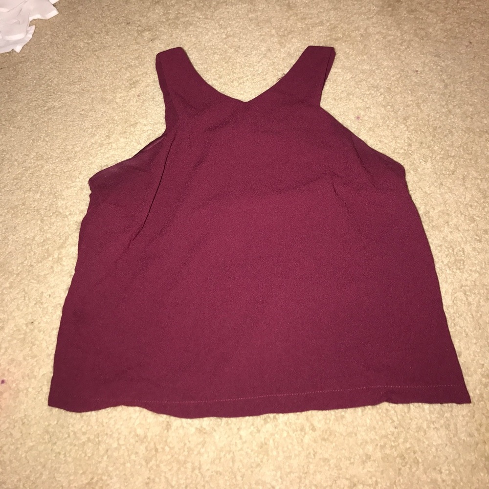 Maroon blouse