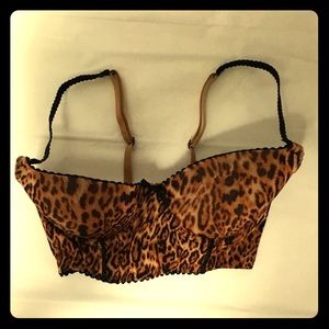 Ambrellie 34 C Push-up Bra Animal Print - NWOT