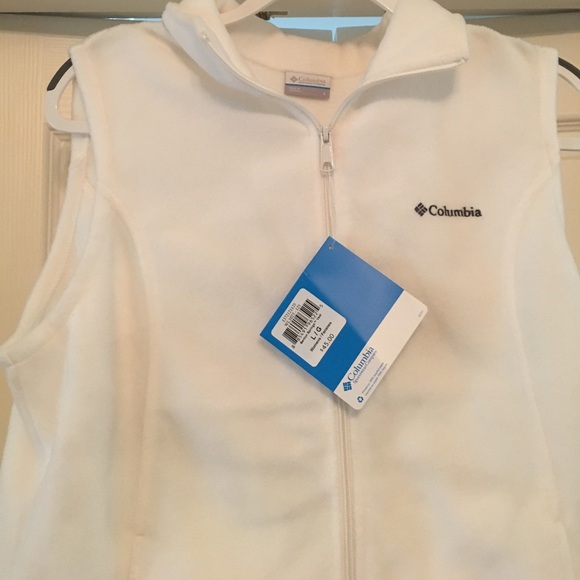 Women's White Columbia Vest ~ BRAND NEW! - Picture 2 of 2