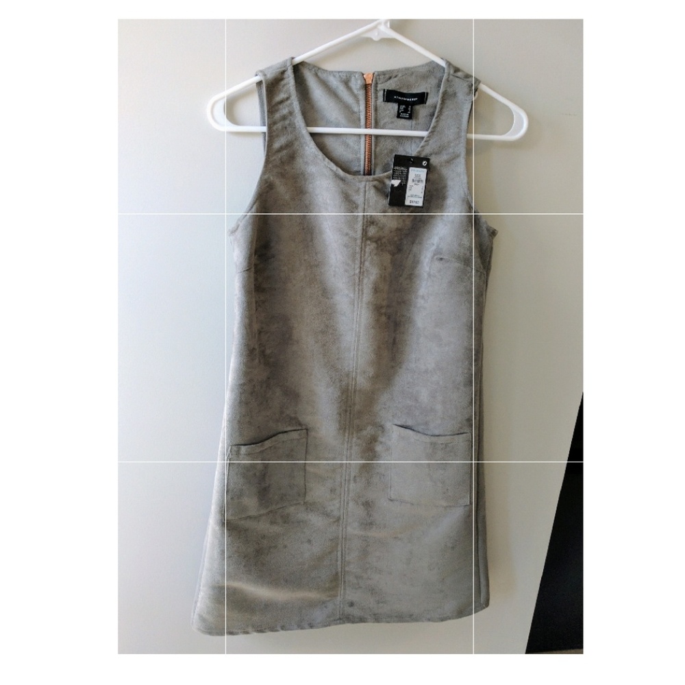 Suede Gray Dress