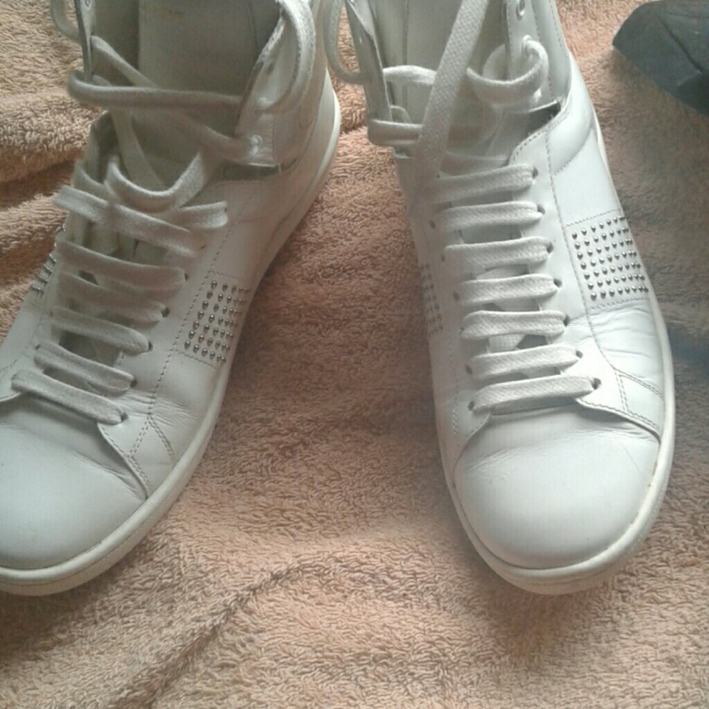 Saint Laurent Studded High Tops SOLD