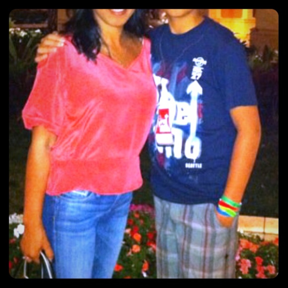 MYNE by Ashley Ann Silk Blouse