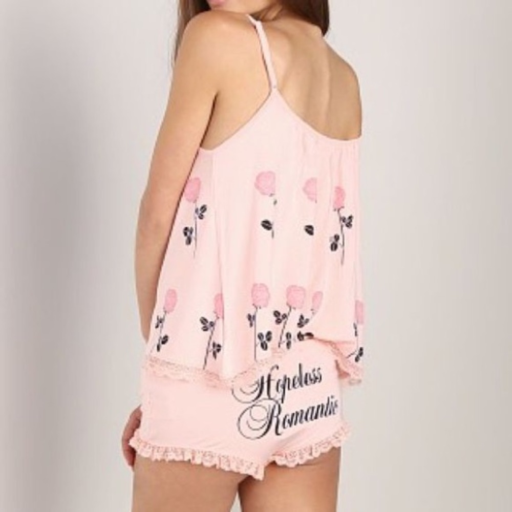 NWOT Wildfox Hopeless Romantic PJ Set