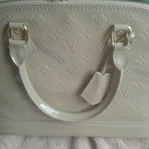 Alma Style Louis Vuitton Purse Real Leather