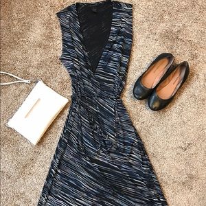 The Limited Sleeveless wrap dress