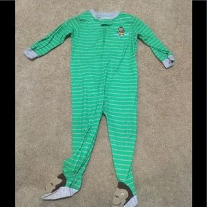 Boys 24 Months Carter's Long Sleeve Monkey Sleeper