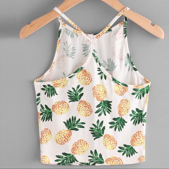 Love Your Pineapples Crop Top - Picture 3 of 3