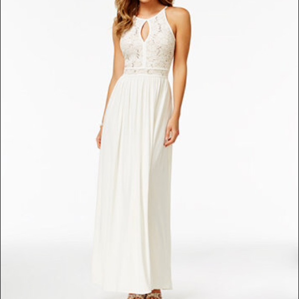 Morgan and Co Prom Dress (tan)