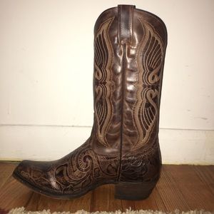 NBW Eight Second Angel Cowboy Boots size 8