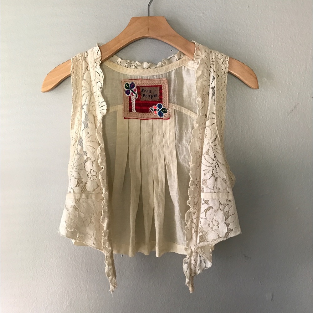 Free People Lace Vest