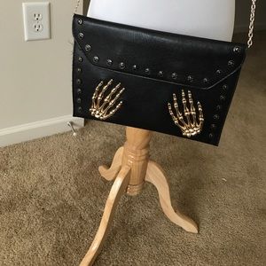 Zombie Skeleton hands clutch - cross body