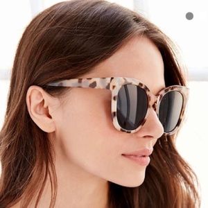 Oversized tortoise sunglasses