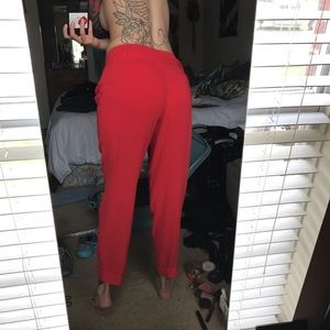 Red pants