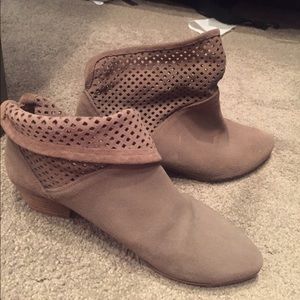 Gray Anthropologie boots. Worn twice.