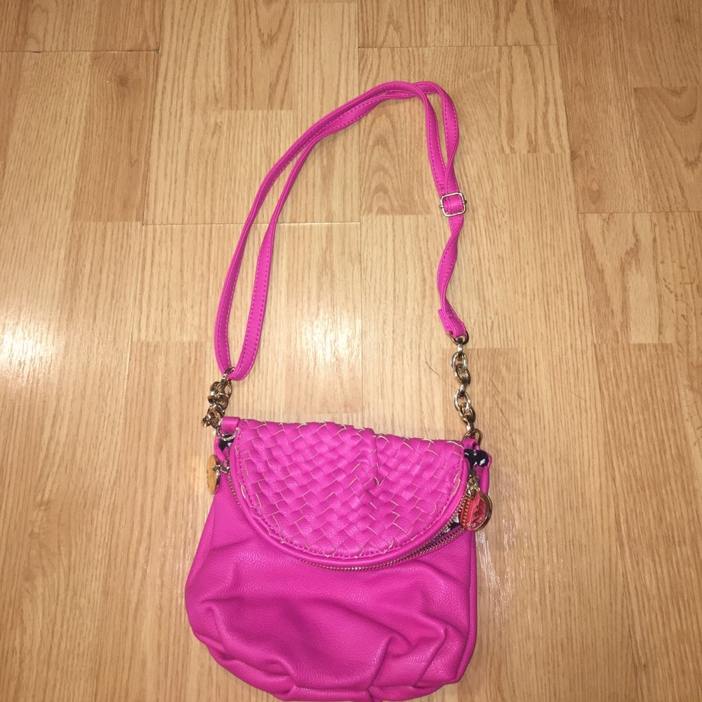 Hot pink deux lux mini bag